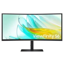 Samsung Monitor Profesional ViewFinity S6 S34C652UAU 34" UWQHD Curvo 100Hz USB-C Negro Precio: 375.50000059. SKU: B1D7NAQR4J