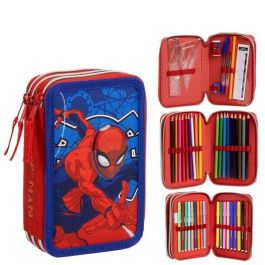 Plumier con accesorios giotto spiderman 12.5 x 6.5 x 19.5 cm Plumier con accesorios giotto spiderman 12.5 x 6.5 x 19.5 cm