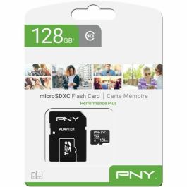 Tarjeta de Memoria Micro SD con Adaptador PNY Performance Plus 128 GB Precio: 11.49999972. SKU: B1FETWDFBW