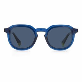 Polaroid 6162/S PJP Gafas de sol para hombre, montura redonda de policarbonato, 140 mm