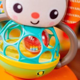 Bright Starts BS74451167797 Juguete Sonajero Musical Ligero Giggle Monkey Con Fácil Captura Oball Bebés +6 Meses Unisex