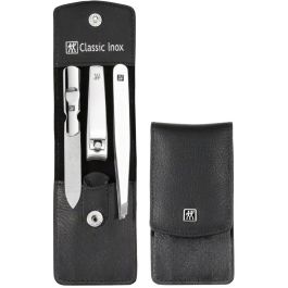Zwilling 97435-004-0 Set de Manicura Pedicura 3 Piezas con Cortauñas, Lima y Estuche de Cuero Negro Precio: 68.7900004. SKU: B1329S7JDA