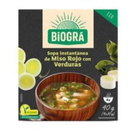 Sopa Miso Con Verduras 4Sbrs. Bio Precio: 5.874. SKU: B1K9QFDV5M