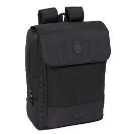 Safta Mochila con Solapa Portátil 13,3'' + USB Real Madrid Premium 29x39x12 cm