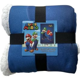 Mario Bros MAR3700891706384 Manta Sherpa de Mario & Luigi - 100 x 150 cm