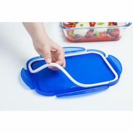 Pyrex PYR3426470297035 Juego de 5 Fiambreras Cook & Go de Vidrio Rectangular con Tapa Hermética de 0,8 L