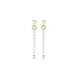 Pendientes Mujer Guess JUBE05578JWYGT-U Blanco Dorado Precio: 104.49999956. SKU: B16K6WE74M