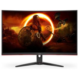 AOC C32G2ZE/BK Monitor Gaming Curvo 31.5" Full HD (1920x1080) VA 240Hz 1ms FreeSync Premium HDMI DisplayPort Altavoces Negro/Rojo
