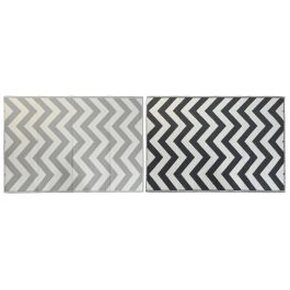 DKD Home Decor Alfombra PP para el Hogar de 180x120 cm en Tonos Gris Claro, Gris Oscuro y Blanco, Surtido (Pack de 4 Unidades) Precio: 35.58999983. SKU: B1E77SRH9J