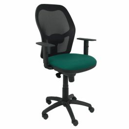 PIQUERAS Y CRESPO Silla Jorquera malla negra asiento bali verde botella Precio: 259.78999959. SKU: S5702209