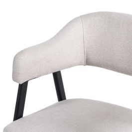 Silla Crema Tejido-Metal Salón 56 X 60 X 81 cm