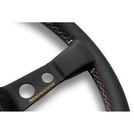 MOMO Volante Mod. 07 Black Aniversario 60 350 mm MOMV07ANNIVBK35R Piel Negra Universal