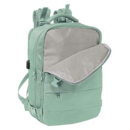 Safta Mochila Viaje Cabina Portátil 15,6'' Verde Pastel 29x44x19 Cm