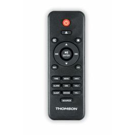 Thomson THO3499550389999 Microcadena Bluetooth, Radio CD MP3 USB DAB, Madera y Negro