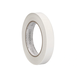 Q-connect Cinta Adhesiva Doble Cara 33 mt x 19 mm para Papel, Cartulina y Fotos