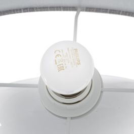 Lámpara Mesa Blanco Cerámica Iluminación 35 X 20 X 50 cm