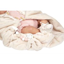 Muñeca reborn arias 45 cm elba c/manta Muñeca reborn arias 45 cm elba c/manta
