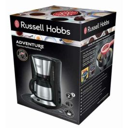 Russell Hobbs 24020-56 Cafetera de filtro isotérmica 12 Tazas, 1000 W, Tecnología WhirlTech para máximo aroma y sabor, Acero cepillado