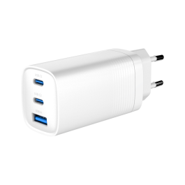 GEMBIRD TA-UC-PDQC65-01-W Cargador Rápido USB-C Blanco 65W para Móviles y Dispositivos Universales Interior Corriente Alterna Precio: 16.98999962. SKU: B1JP5PGLZ9