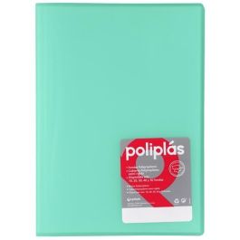 Grafoplás Carpeta Poliplás de Polipropileno Translúcido Mint con 10 Fundas Soldadas Folio Precio: 2.50000036. SKU: B1FLH5GQ36