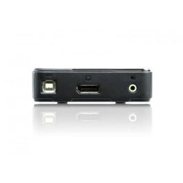 Aten CS782DP Interruptor KVM DisplayPort USB para 2 Ordenadores con Soporte 4K UHD en Color Negro