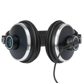 AKG Auriculares Cerrados K271 Mkii Dinámicos Circumaural Impedancia 55 Ohmios Respuesta 16Hz-28kHz Sensibilidad 104dB/V Conectores Jack 3.5mm Cable 3m y Espiral 5m Adaptador Oro