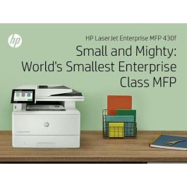 HP LaserJet Enterprise M430f Impresora Multifunción Láser Blanco y Negro, Imprime, Copia, Escanea y Envía Fax, A4, LAN, ADF
