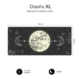 SUBBLIM Alfombrilla Lunar XL Mouse Pad 900x400x3