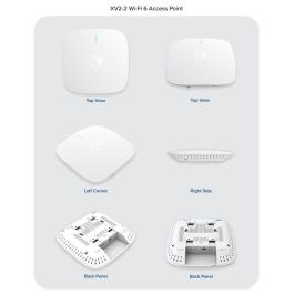 Cambium Networks XV2-2 Wi-Fi 6 802.11ax Dual-Radio Access Point para red empresarial, gestionado por XMS/cnMaestro