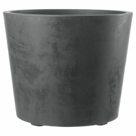 DEROMA 9HB14SZ Maceta Jarrón Millennium R Antracita con reserva de agua y ruedas 59 cm