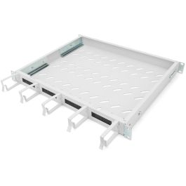 Digitus Bandeja Fija 19" 1U para Armarios de 600mm, con Gestión de Cables, Gris