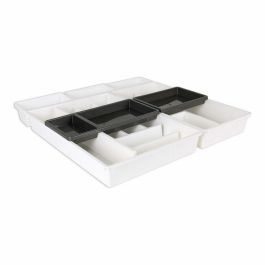 Organizador para Cubiertos Tontarelli Bella Blanco 7 Piezas 49,5 x 49,2 x 6,7 cm (4 Unidades)