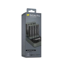 GP ReCyko Pro-Charger Dock P461 con 2 Cargadores Pro + 8 Pilas Recargables AA Pro Photoflash