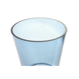 DKD Home Decor Jarron Azul Cristal 12 x 29 x 12 cm (6 Unidades)