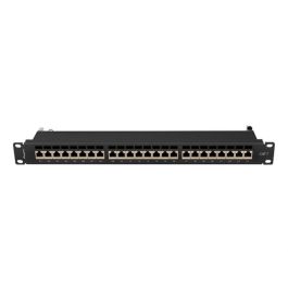 Lanberg PPS7-1024-B Patch Panel Cat7 24 Puertos 1U Negro Gestión de Cables