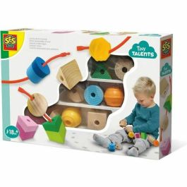 SES Creative 13102 Perlas Sensoriales para Encajar - Kit para Crear Collares DIY con Hilo Seguro, Explora Formas, Colores y Texturas Precio: 31.50000018. SKU: B1H7ZDZV6T