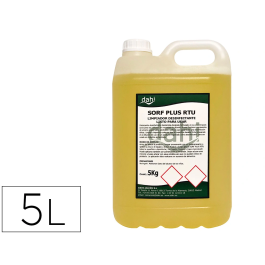 Dahi DJ Plus RTU Limpiador Higienizante Desodorizante Desinfectante Garrafa 5 Litros Uso General Precio: 24.99000053. SKU: B17ETM63C3