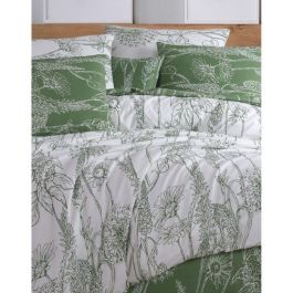 Aucune ASI8684282608578 Juego de cama - Funda nórdica 220x240 cm y 2 fundas almohada 60x60 cm - 100% algodón reforzado - Blanco