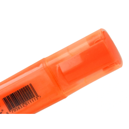 Q-connect Rotulador Fluorescente Naranja Punta Biselada Trazo 1-5 mm