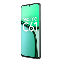 Realme C61 Smartphone, 6.74" Pantalla, 6 GB RAM, 256 GB Almacenamiento, 5000 mAh Batería, Verde