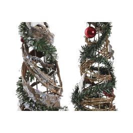 DKD Home Decor Árbol de Navidad Natural Verde 14 x 51 x 14 cm (2 Unidades)