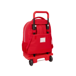 Mochila Escolar con Ruedas Sevilla Fútbol Club Rojo 33 x 45 x 22 cm