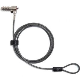 HP 63B31AA Cable de Seguridad para Portátiles con Combinación Programable de 4 Dígitos, Bloqueo Nano, 1.83m Acero Galvanizado