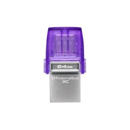 Memoria USB Kingston microDuo 3C Negro Morado 64 GB