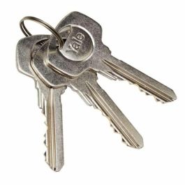 Yale Cerradura medio cilindro 30x10 mm para puerta garaje - 5 pines, incluye 3 llaves