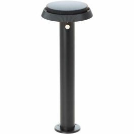 Brilliant BRI4004353437830 Terminal Exterior Alvero LED Solar con Detector de Movimiento 4W Negro Metal y Plástico