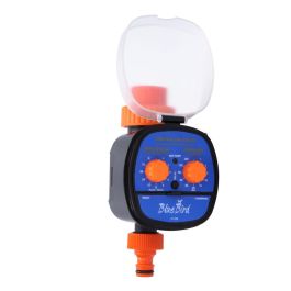 Blue Bird Programador analógico de riego, frecuencia de 1 a 72h o semanal, duración de 1 a 120min, 2 pilas AAA
