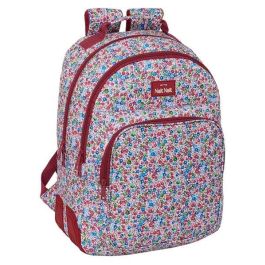 Mochila Safta Doble Con Cantoneras Adaptable A Carro Nait Nait Floresistente Coimbra Burdeos 420x320x150 Mochila Safta Doble Con Cantoneras Adaptable A Carro Nait Nait Floresistente Coimbra Burdeos 420x320x150