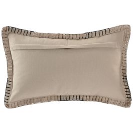 DKD Home Decor Cojín Tradicional de Lino Natural 30 x 50 cm (2 Unidades)