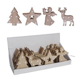 Decoración luminosa Home & Styling 10 X 3 X 13 CM (3 Unidades)